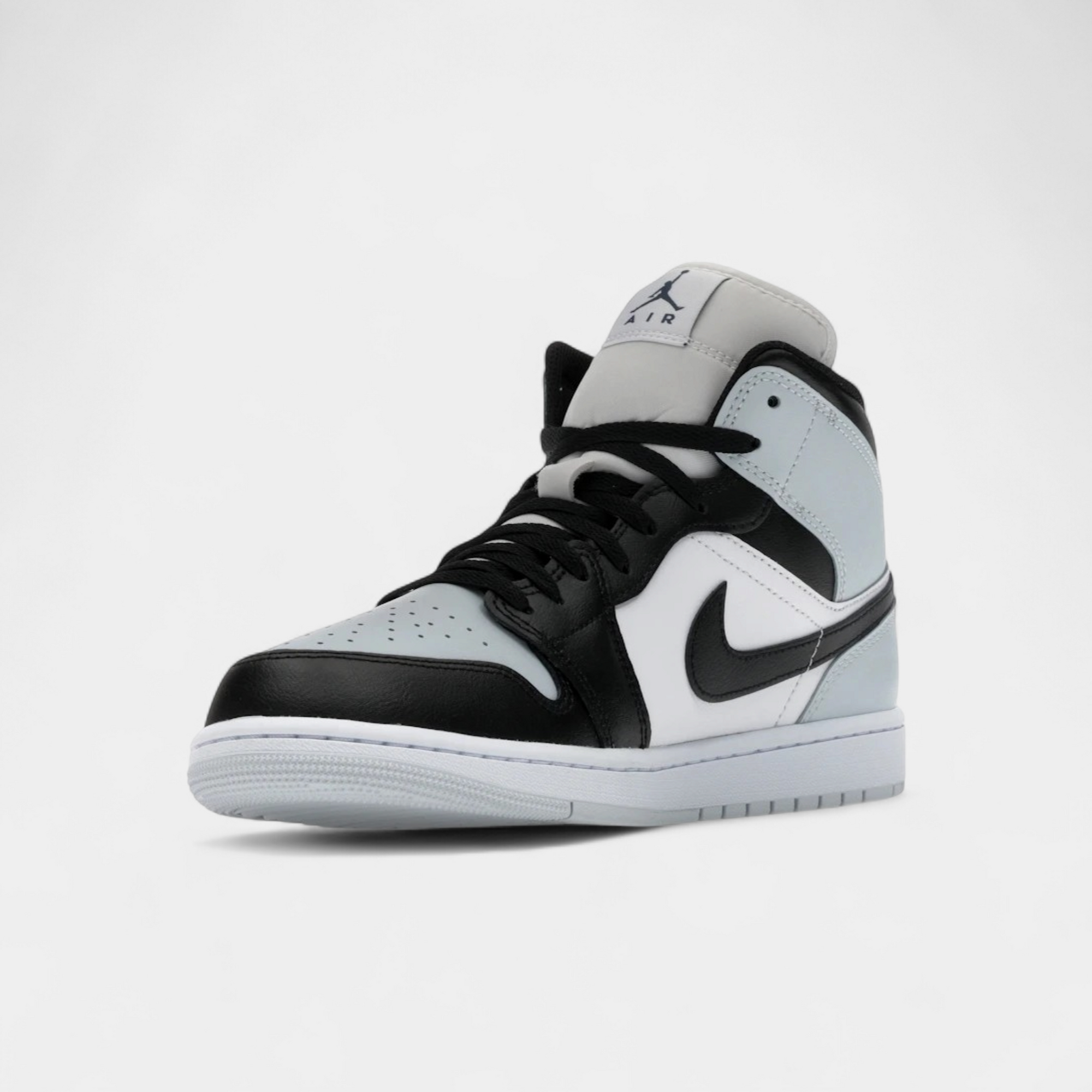 Jordan 1 Mid Black Aura Squadron Blue
