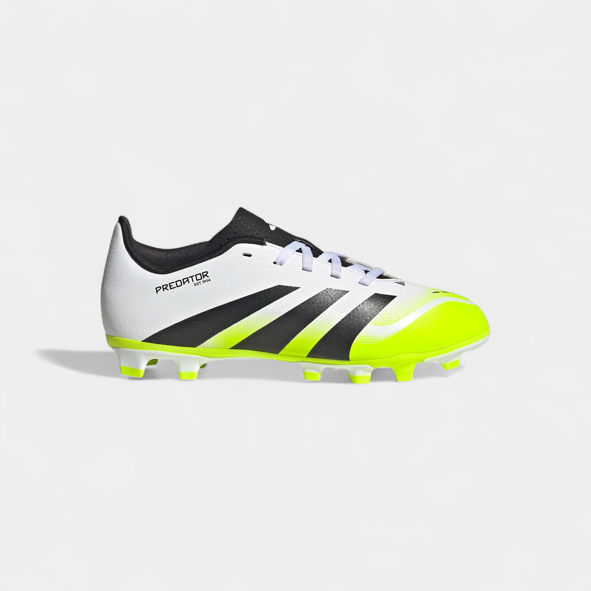 adidas Predator Club FG/MG Cloud White Core Black Lucid Lemon (GS)