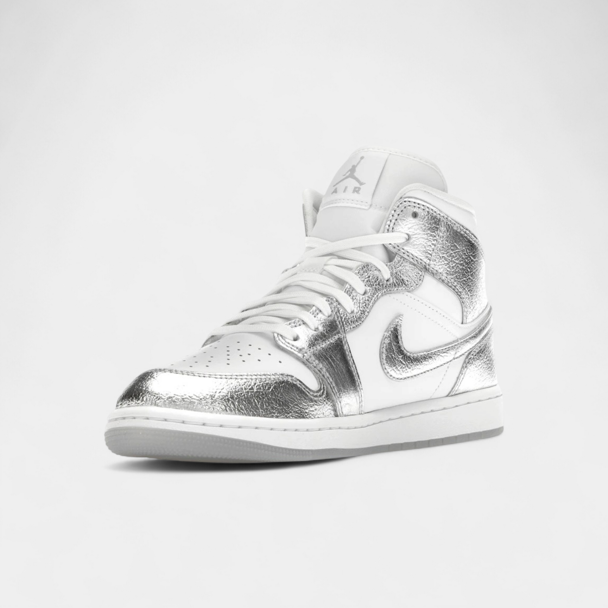 Jordan 1 Mid SE Metallic Silver (Women's)