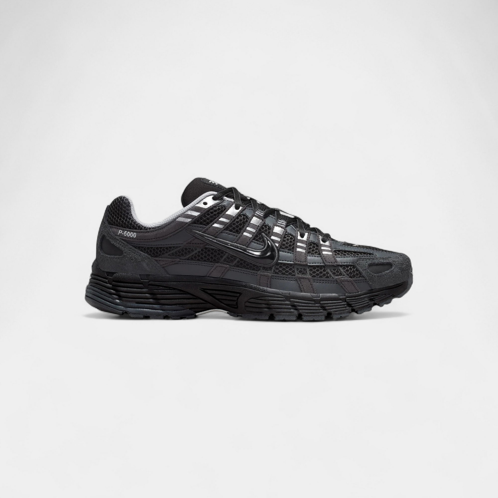 Nike P-6000 Suede Anthracite Metallic Silver