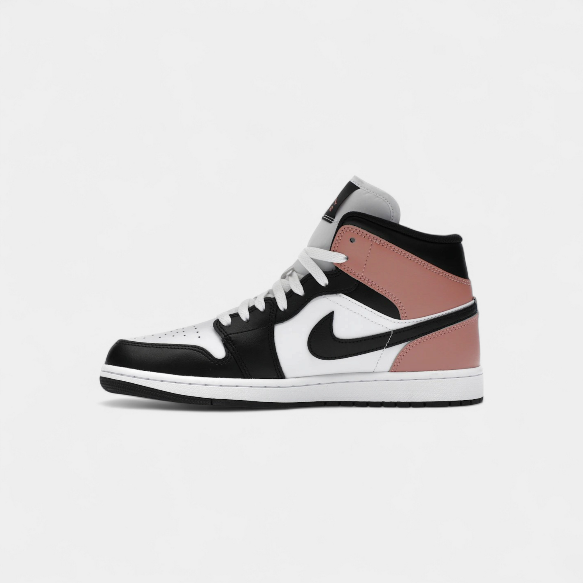 Jordan 1 Mid White Rust Pink Black