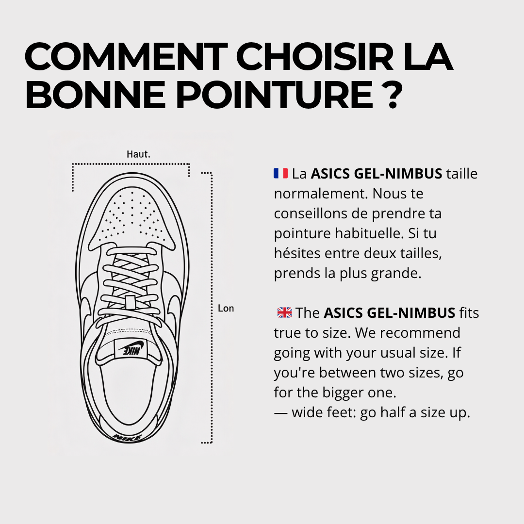 Guide des tailles
