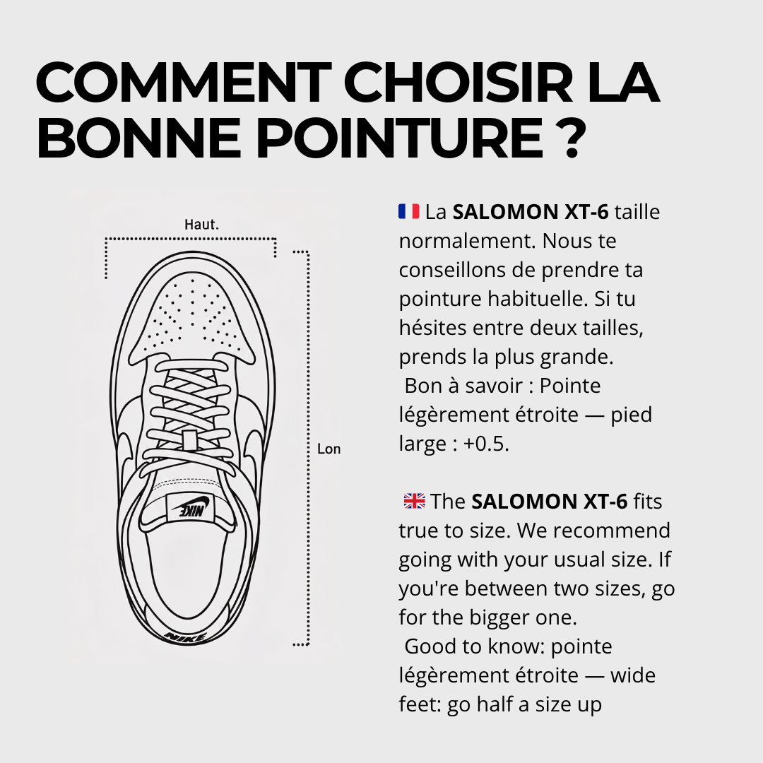 Guide des tailles