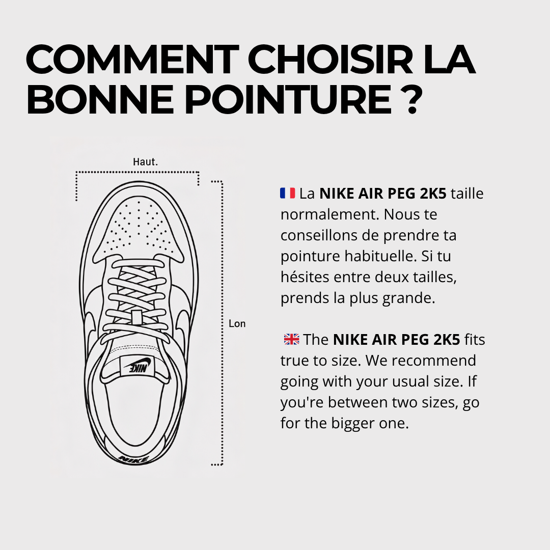 Guide des tailles