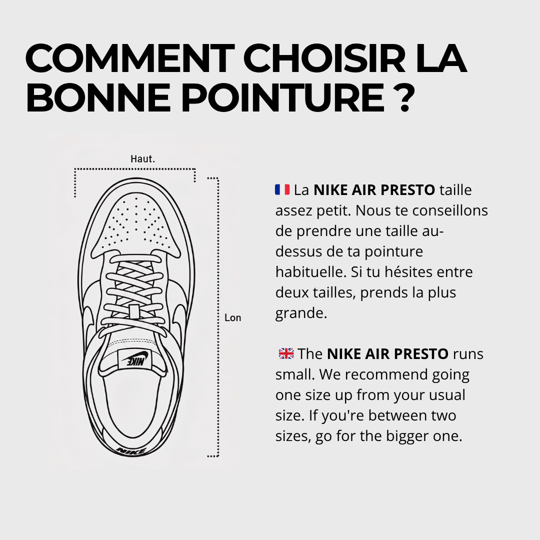 Guide des tailles