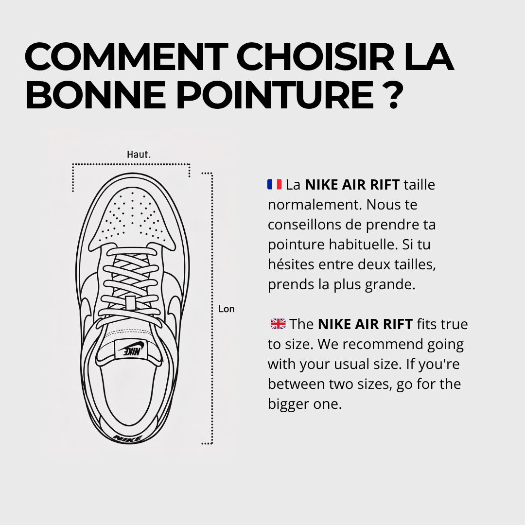 Guide des tailles