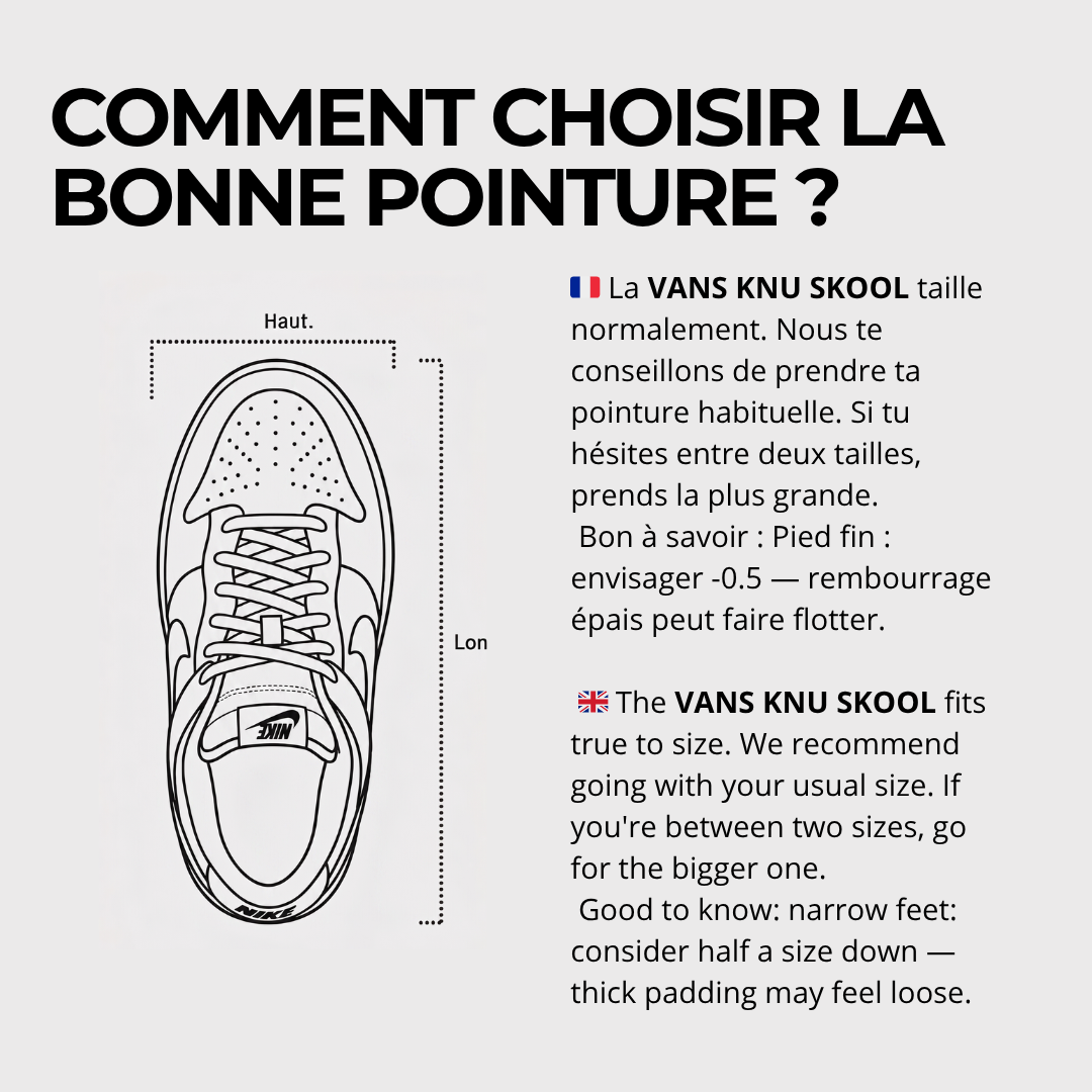 Guide des tailles