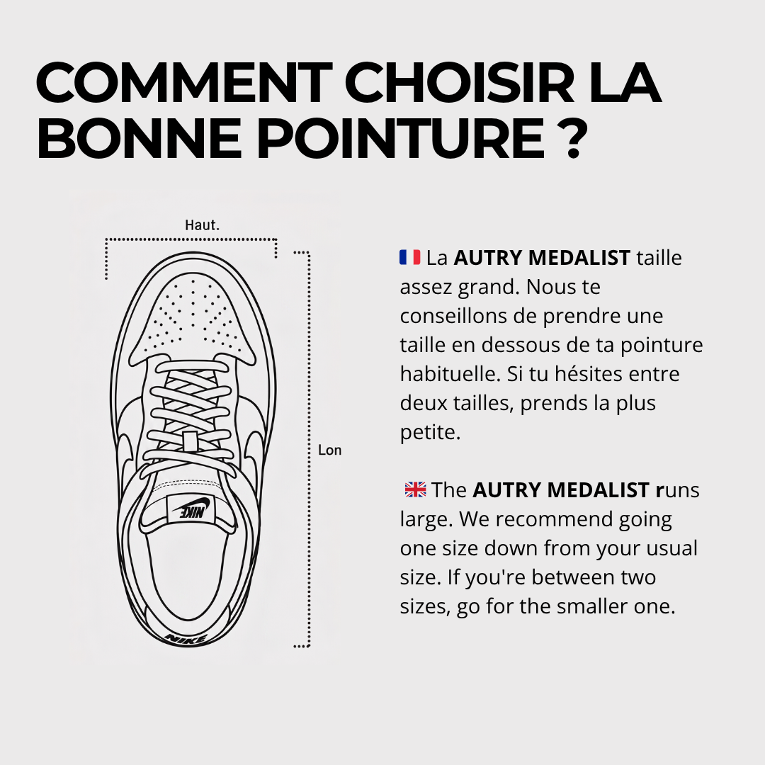 Guide des tailles