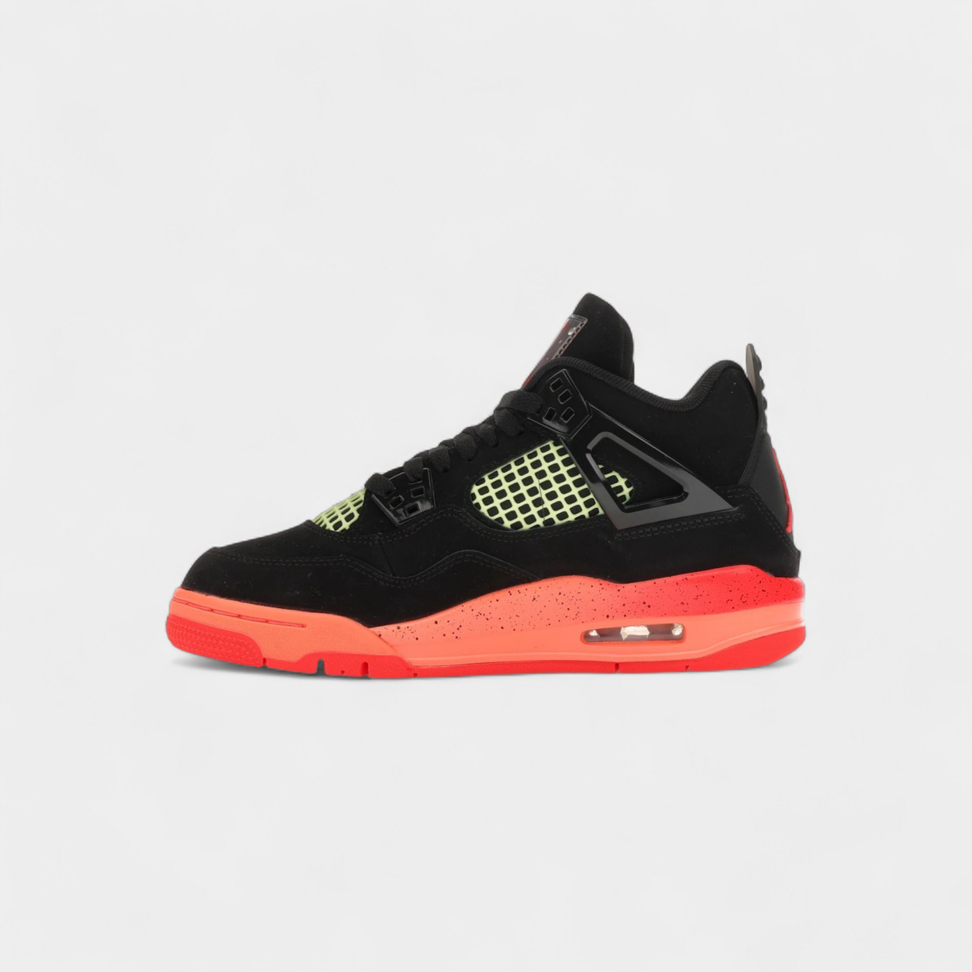 Jordan 4 Retro Black Infrared Barely Volt (GS)
