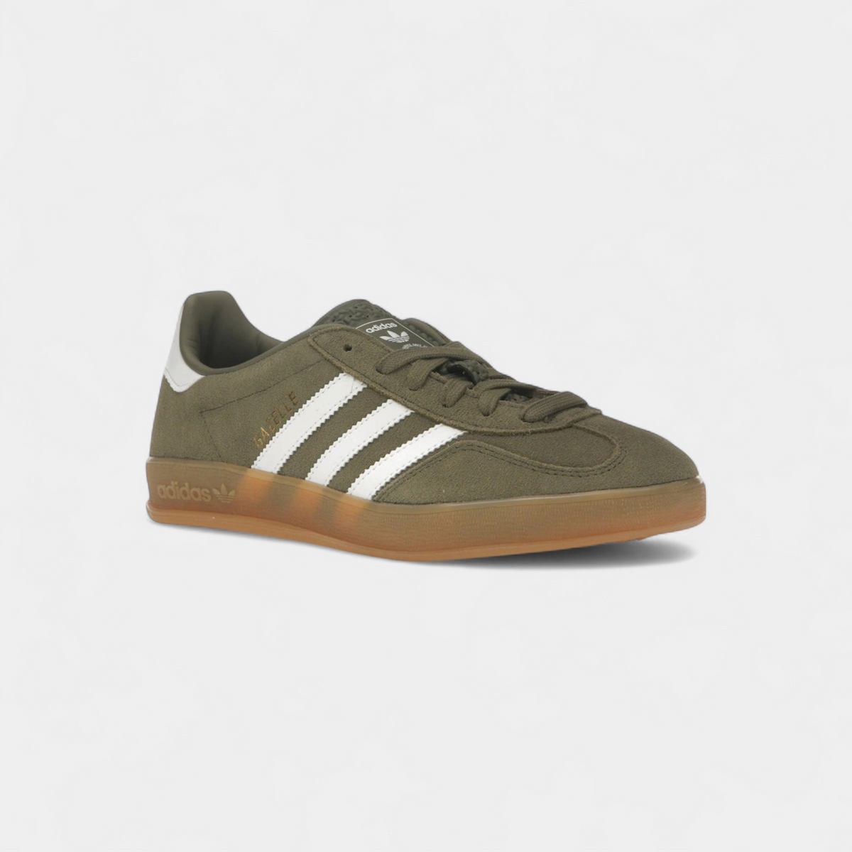 adidas Gazelle Indoor Olive Strata Cloud White Gum