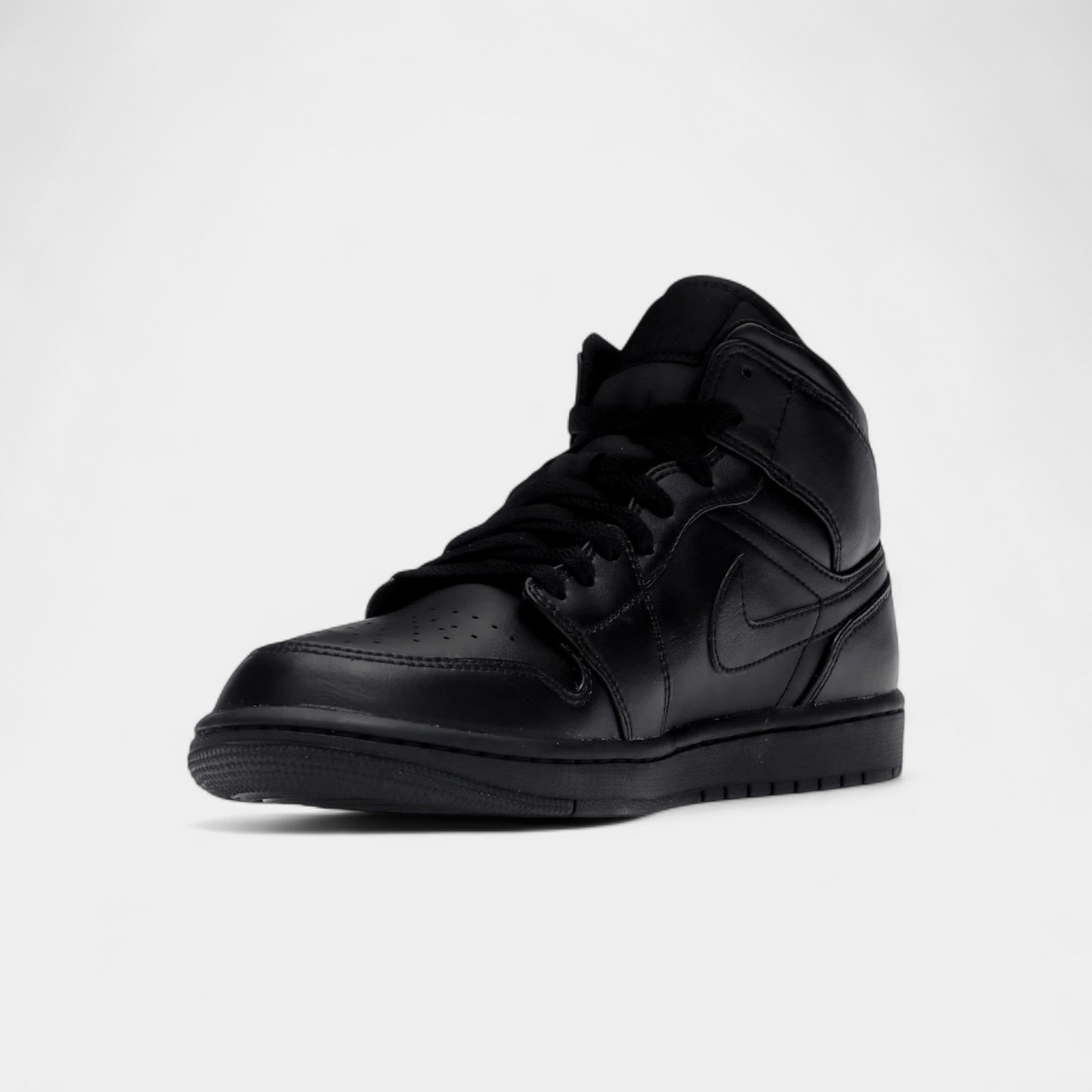 Jordan 1 Mid Triple Black