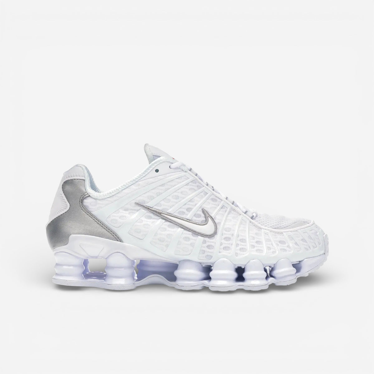 Nike Shox TL White/White/Metallic Silver