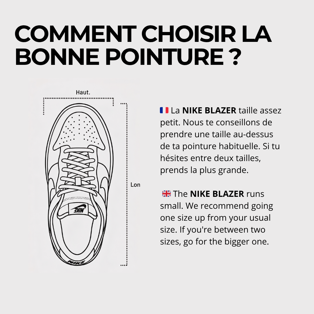 Guide des tailles