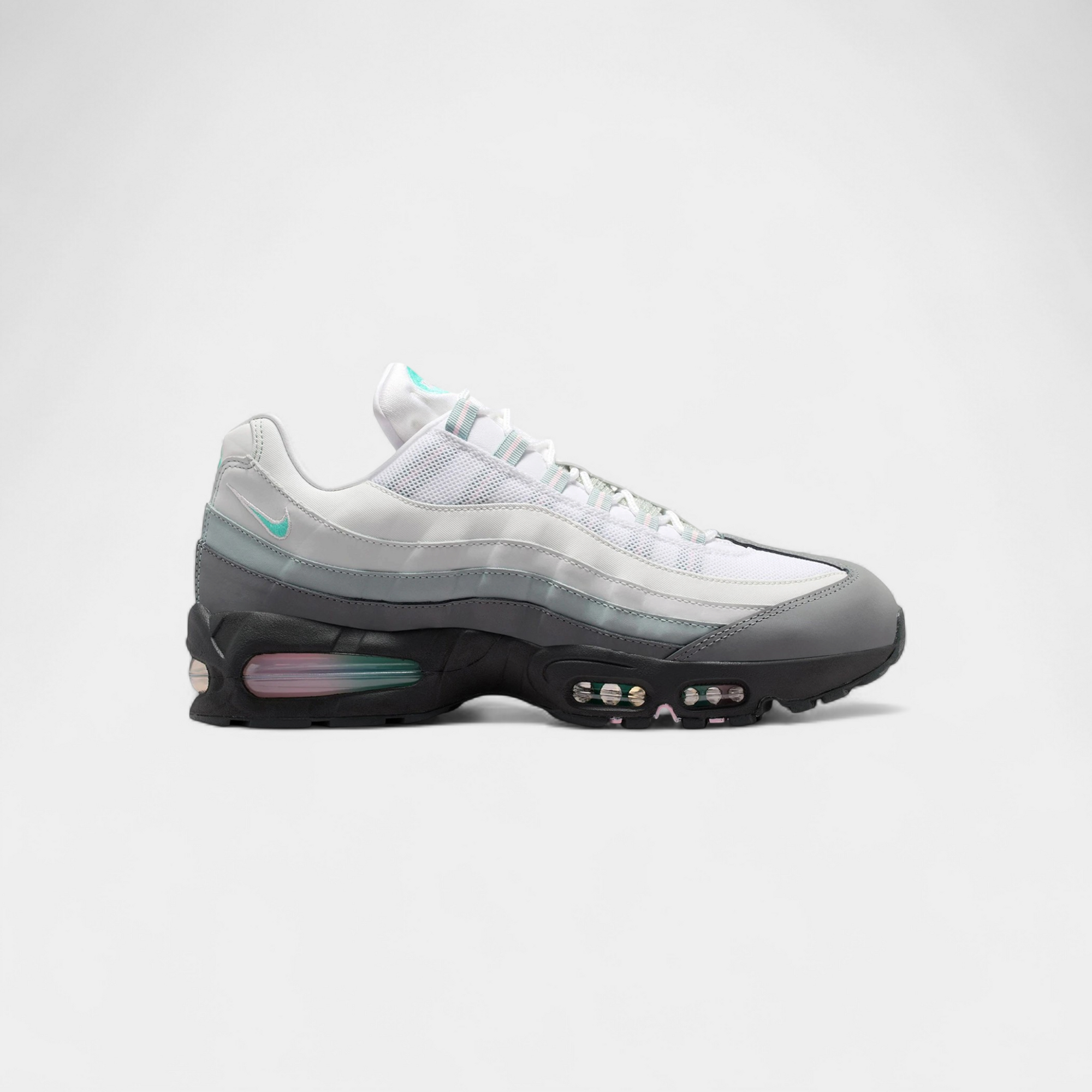 Nike Air Max 95 Big Bubble White Hyper Turquoise Pink Foam