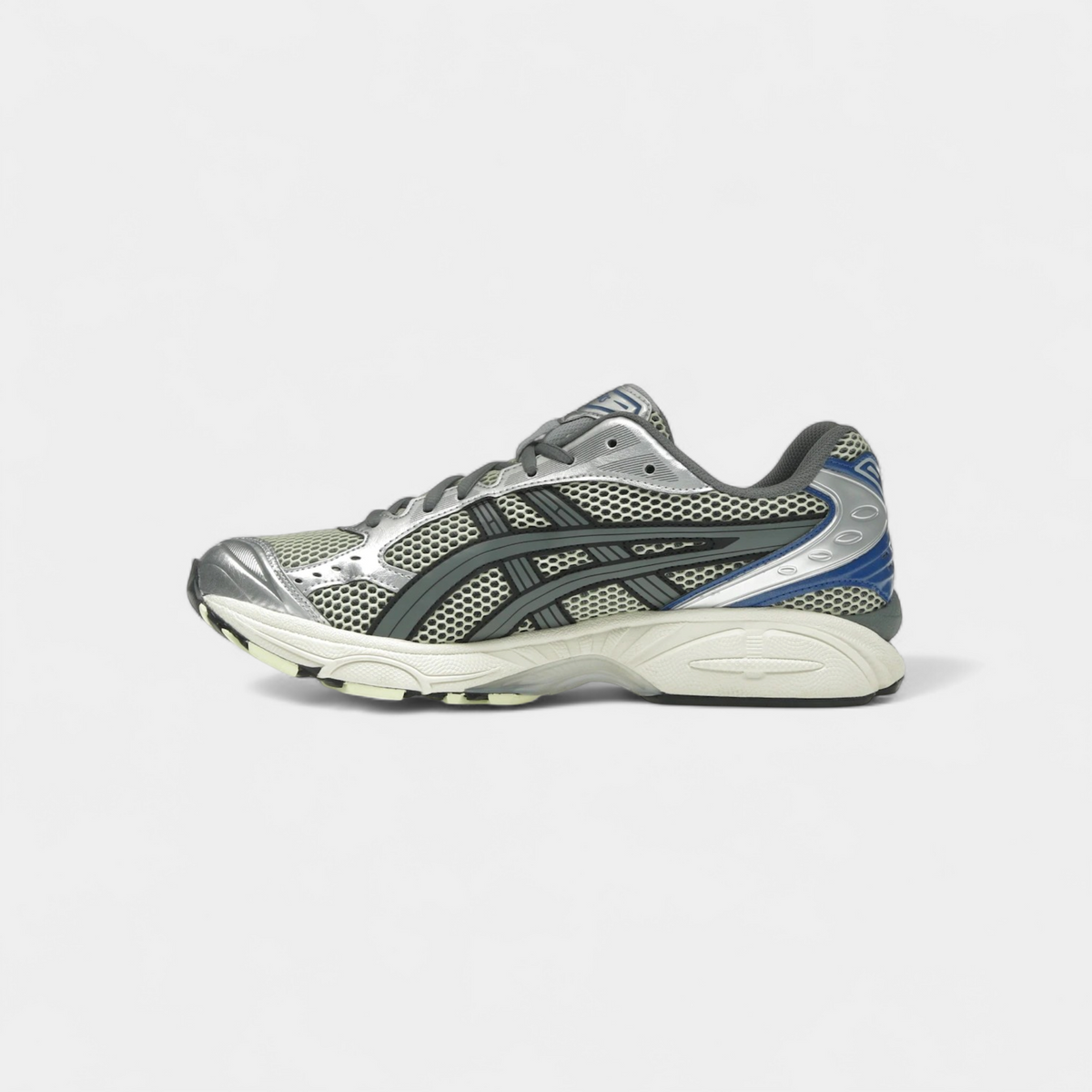 ASICS Gel-Kayano 14 Soft Yellow Asics Blue