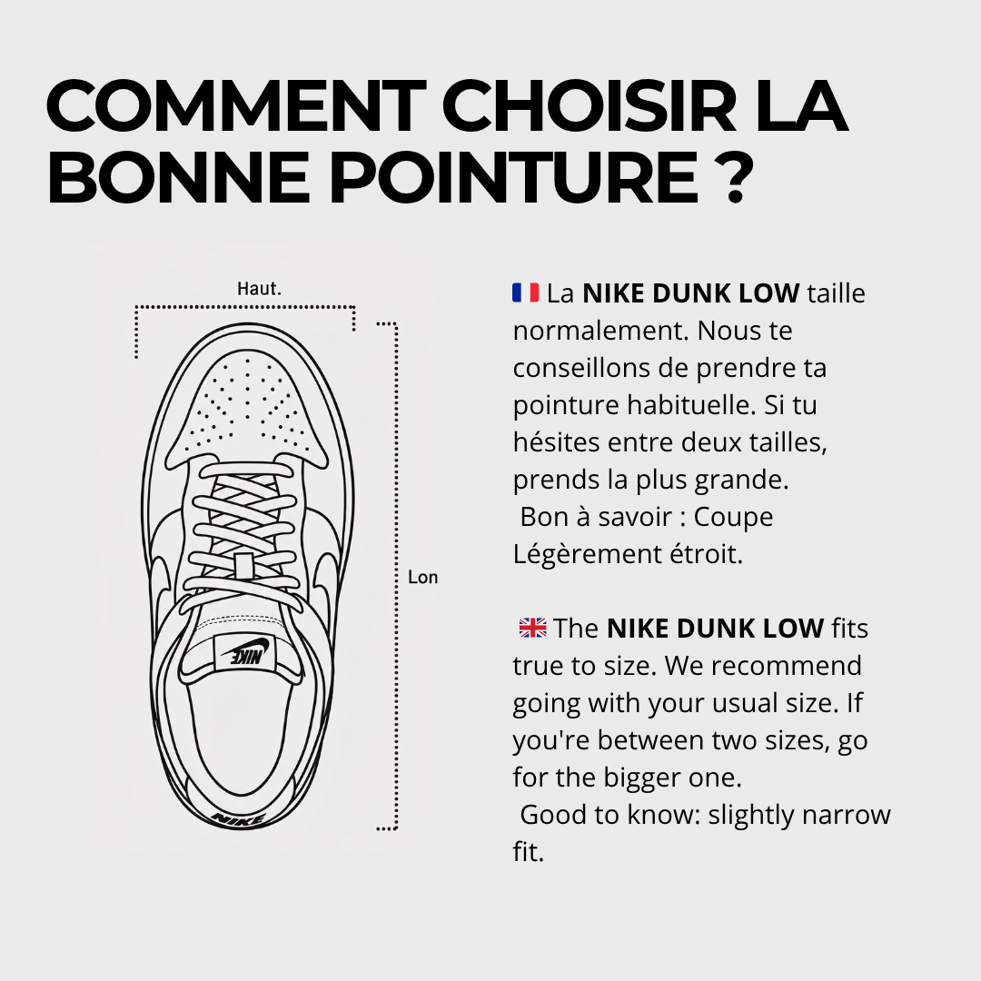 Guide des tailles