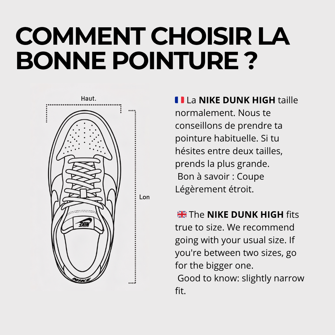 Guide des tailles