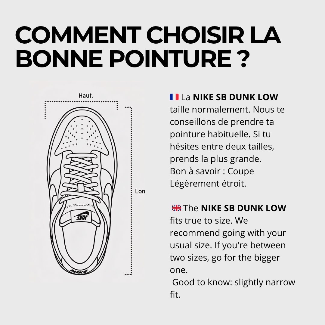 Guide des tailles