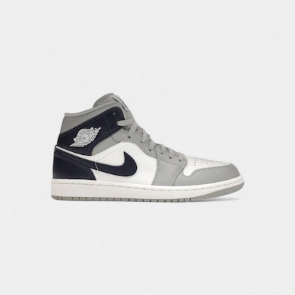 Jordan 1 Mid Wolf Grey Midnight Navy