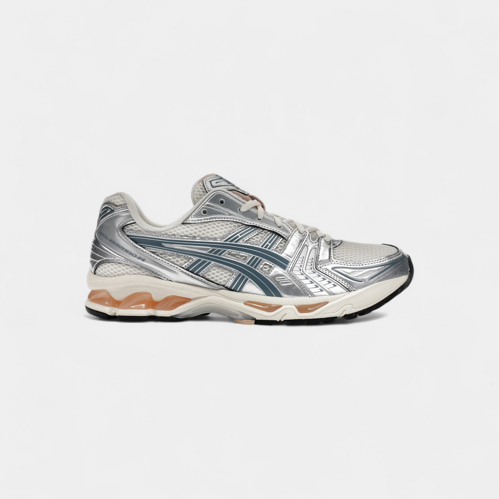 ASICS Gel-Kayano 14 Birch Pure Silver Teal Gold