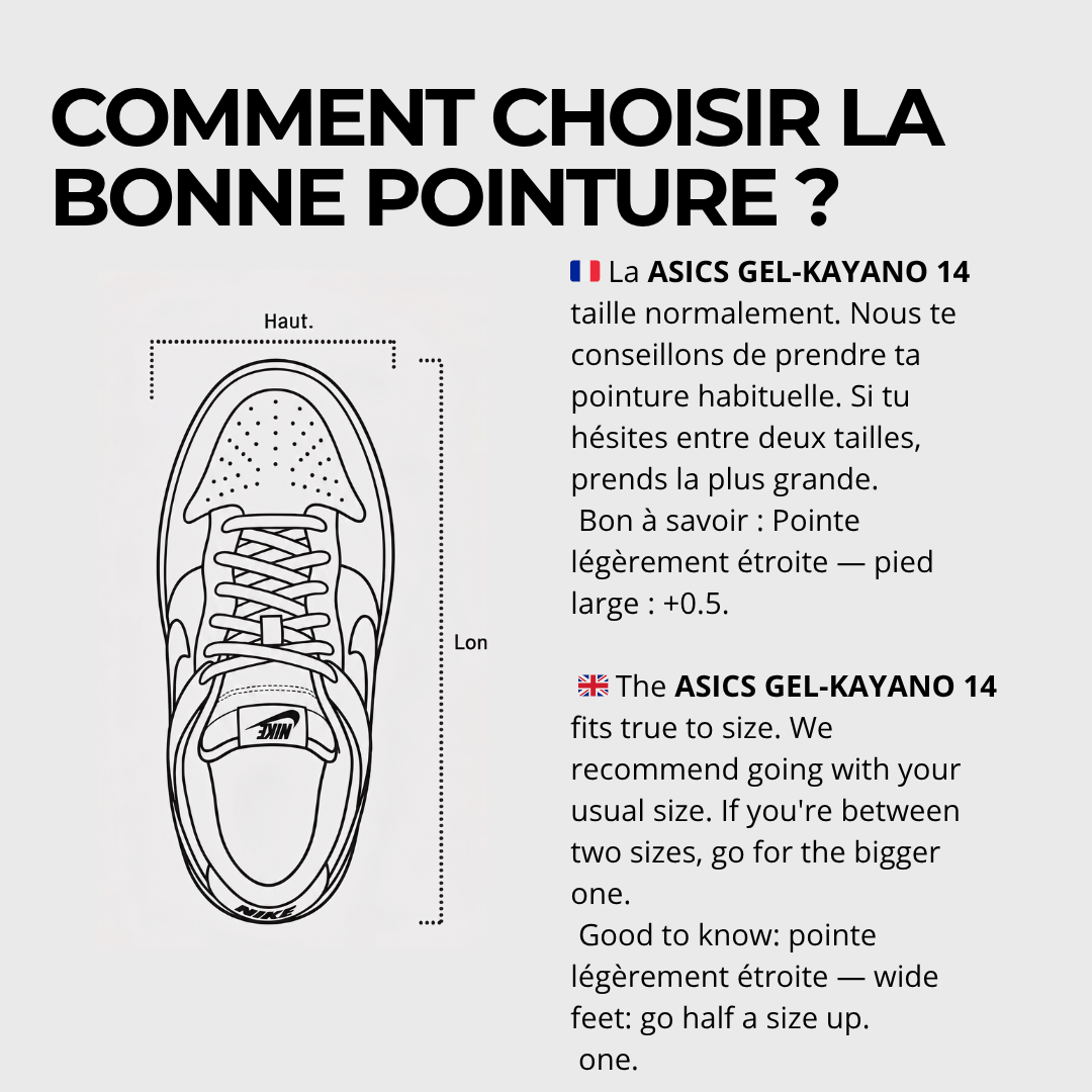 Guide des tailles