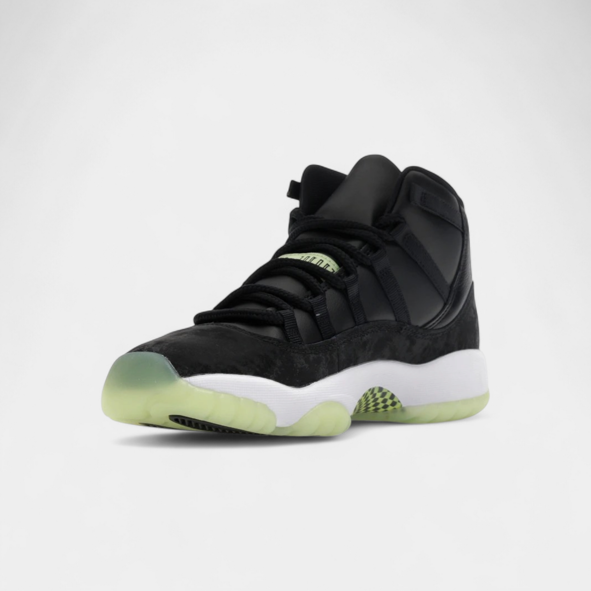 Jordan 11 Retro Black Barely Volt (GS)