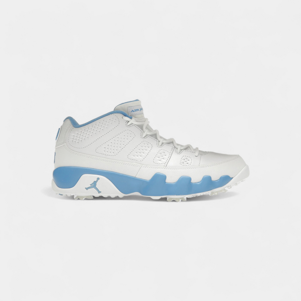 Jordan 9 Retro Low Golf White University Blue