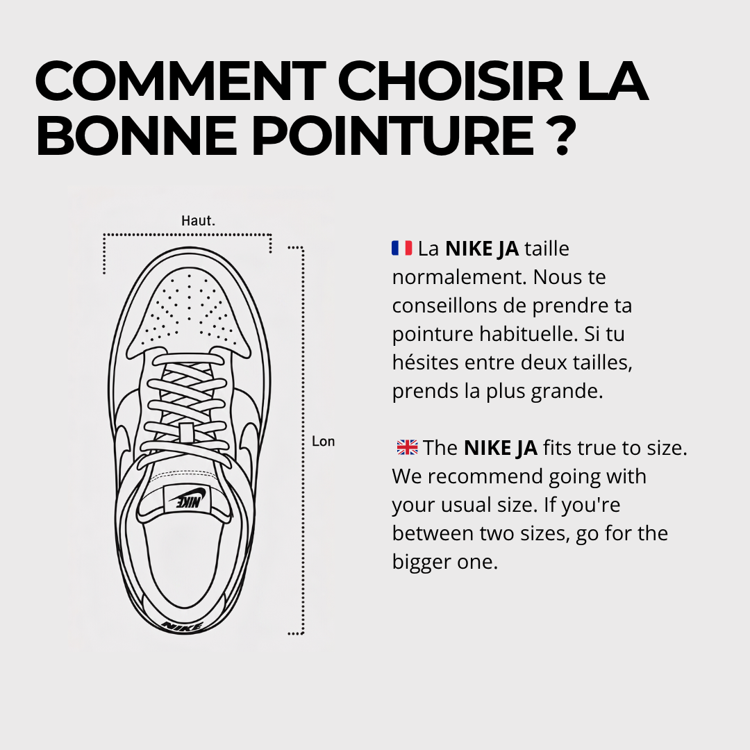 Guide des tailles