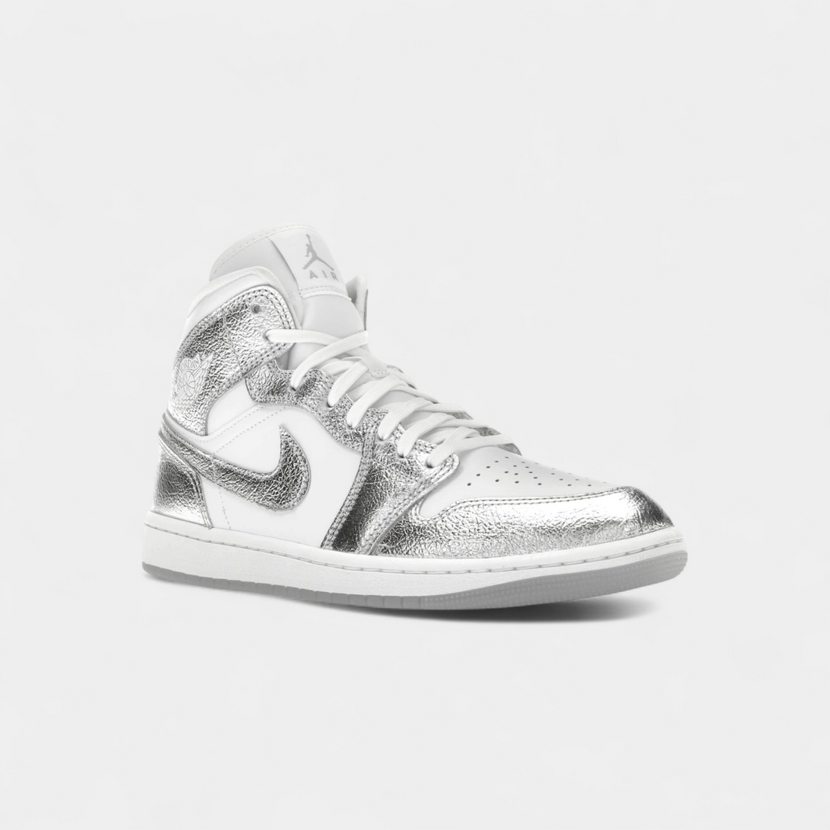 Jordan 1 Mid SE Metallic Silver (Women's)