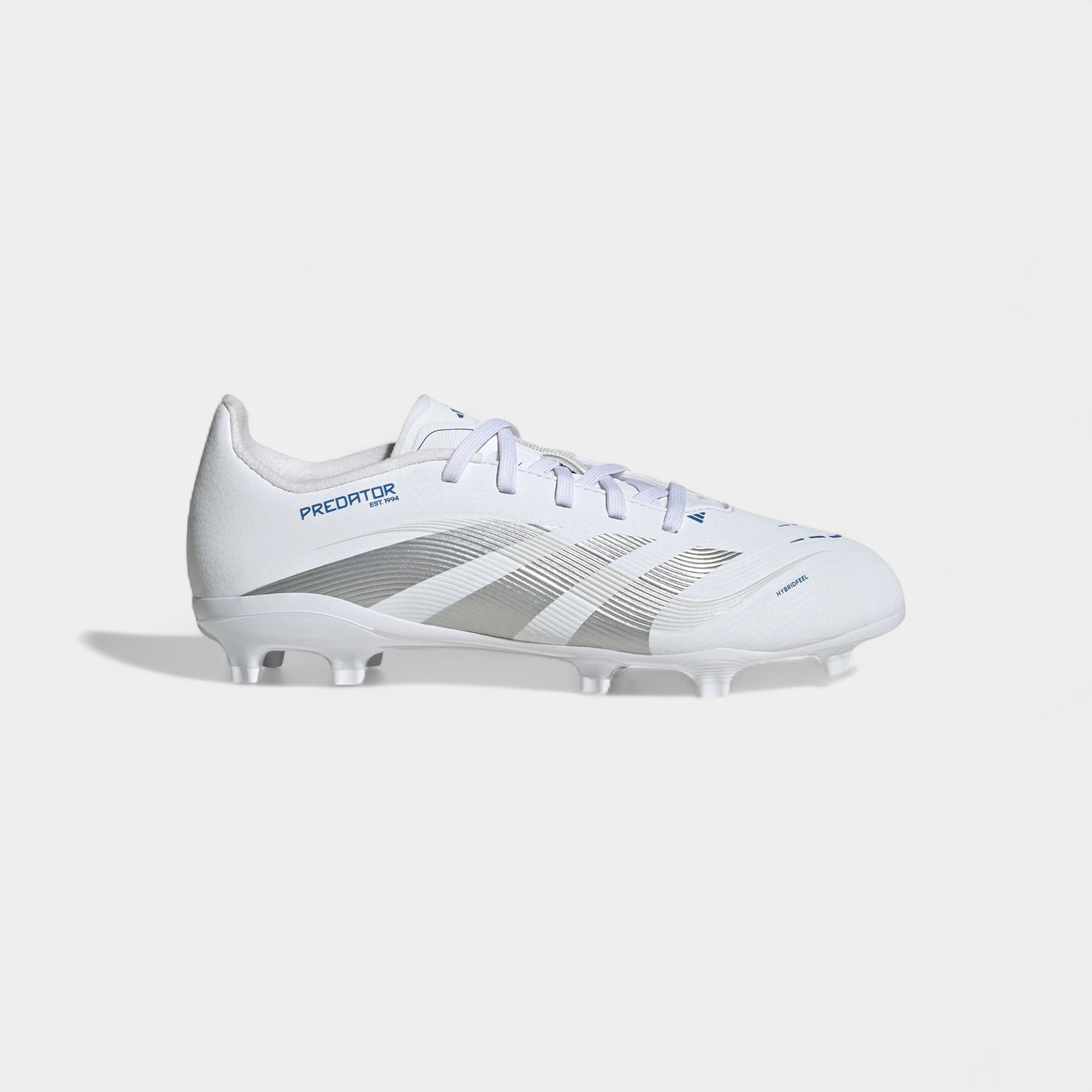 adidas Predator League FG/MG Cloud White Silver Metallic Bright Royal (GS)