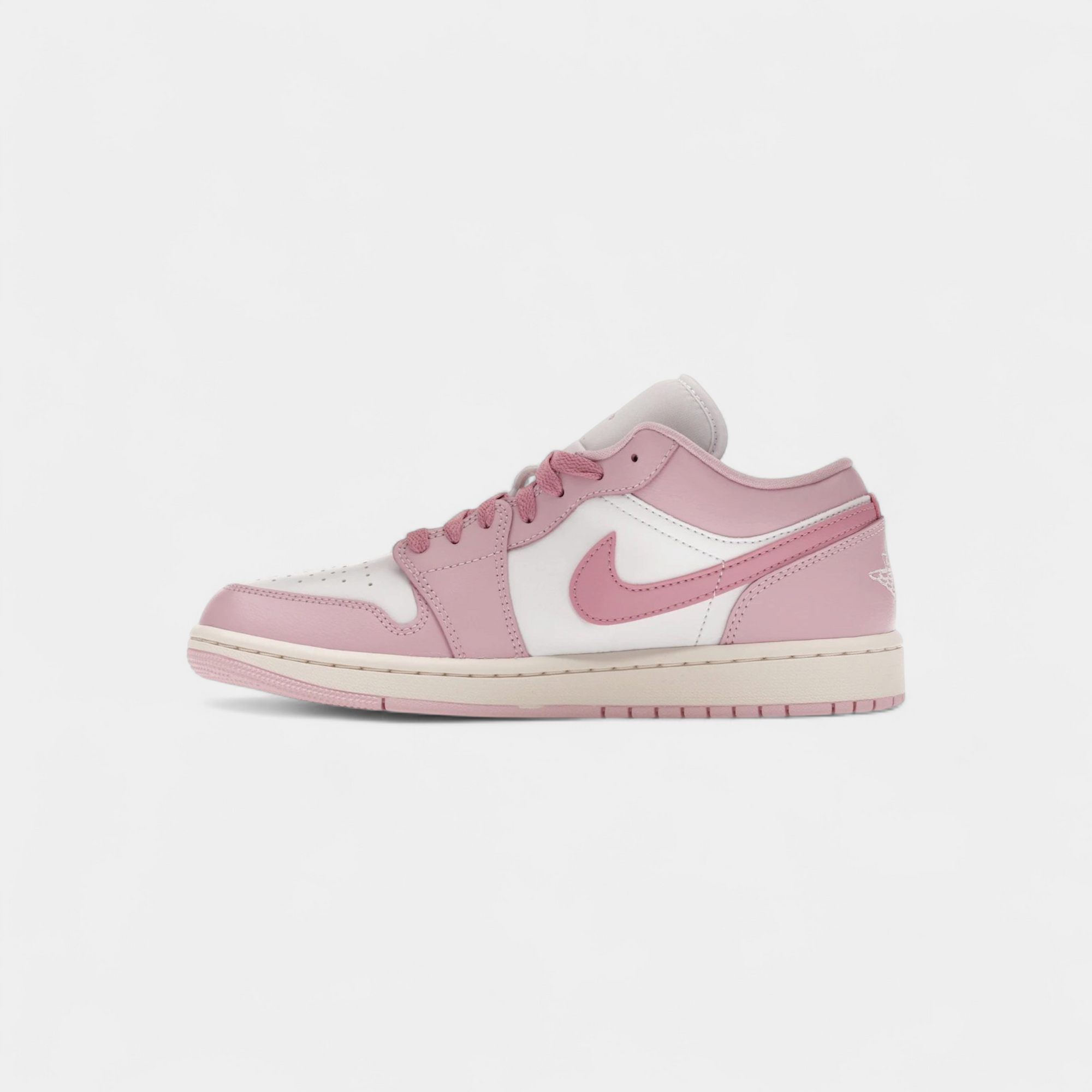 Jordan 1 Low Iced Carmine White (Women's)