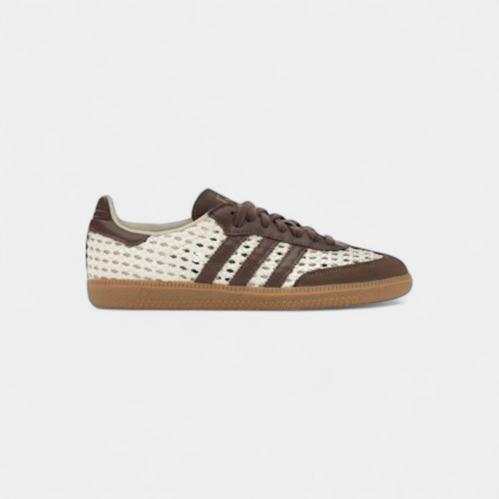 adidas Samba OG Basketweave Cream White Earth Strata (Women's)