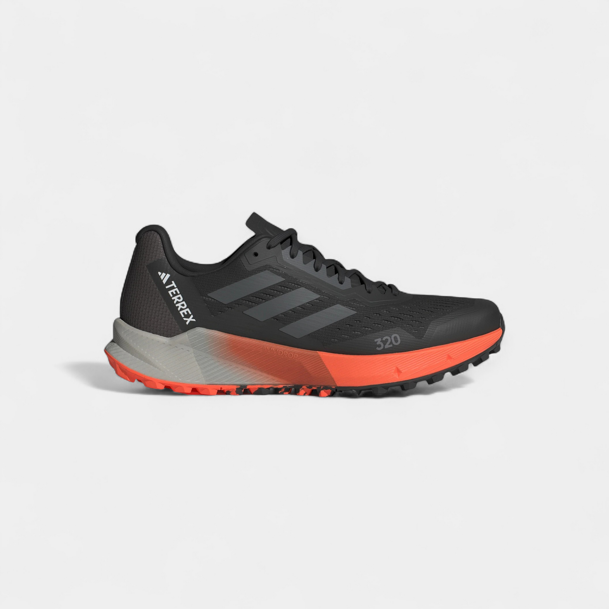 adidas Terrex Agravic Flow 2.0 Trail Core Black Grey Impact Orange