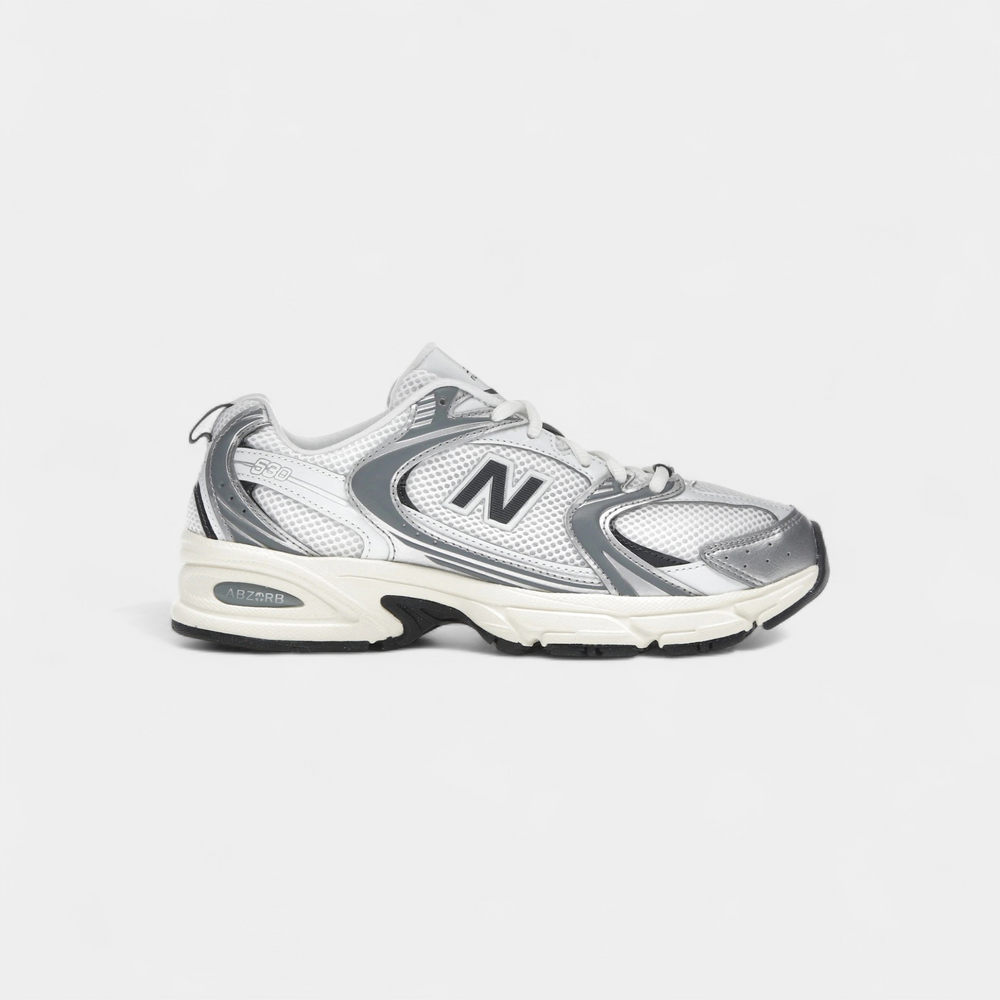 New Balance 530 Silver Metallic Black Cement