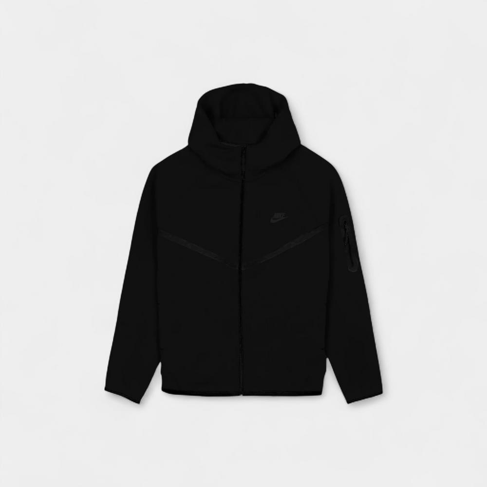 Nike Sportswear Tech Fleece Windrunner Full Zip Hoodie (FW24) Black/Black