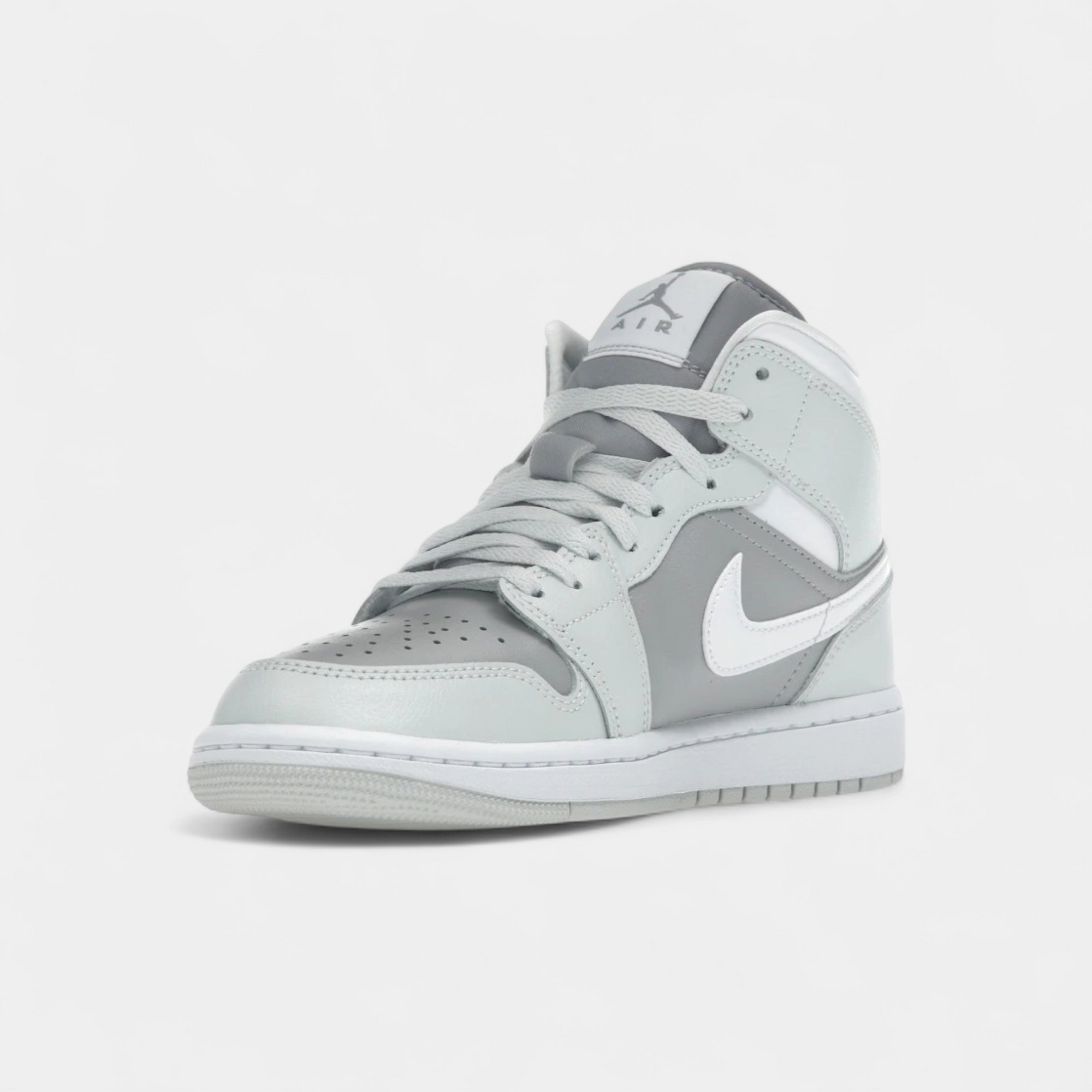 Jordan 1 Mid Photon Dust Atmosphere Grey (Women's)
