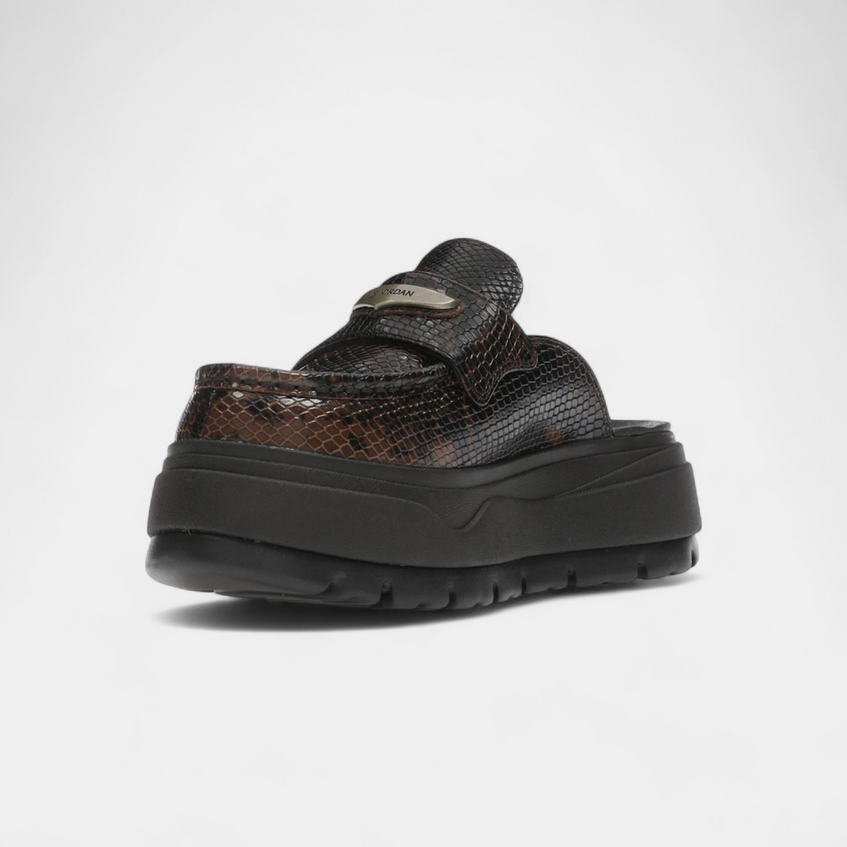 Jordan Mule Croc Velvet Brown (Women's)
