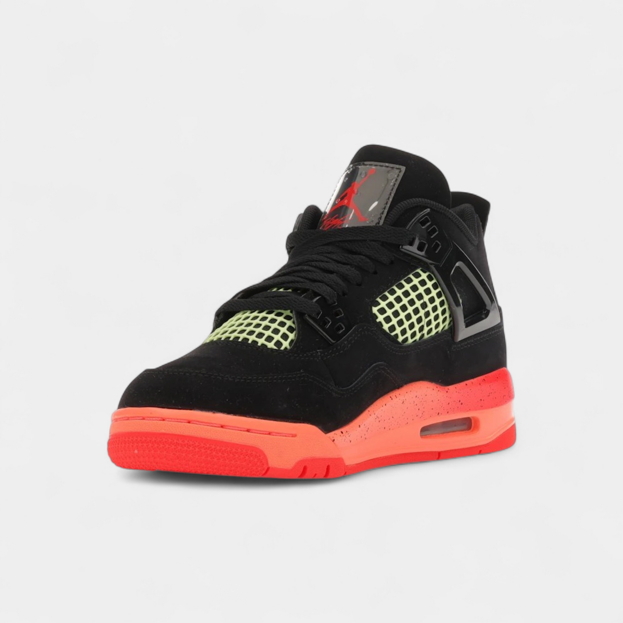 Jordan 4 Retro Black Infrared Barely Volt (GS)