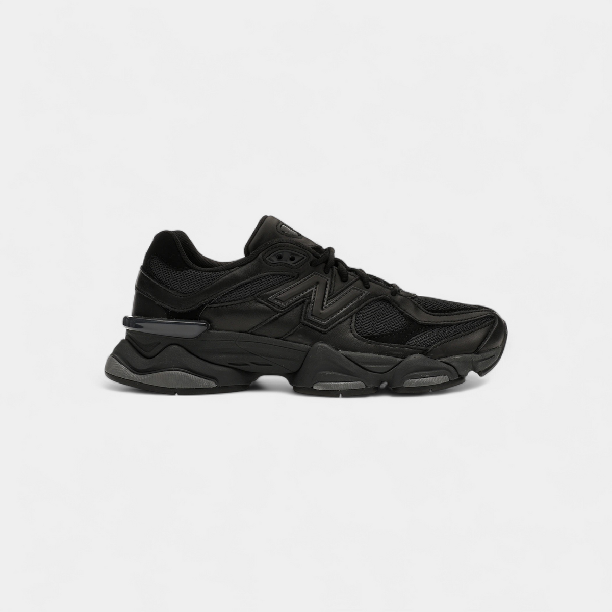 New Balance 9060 Triple Black Leather
