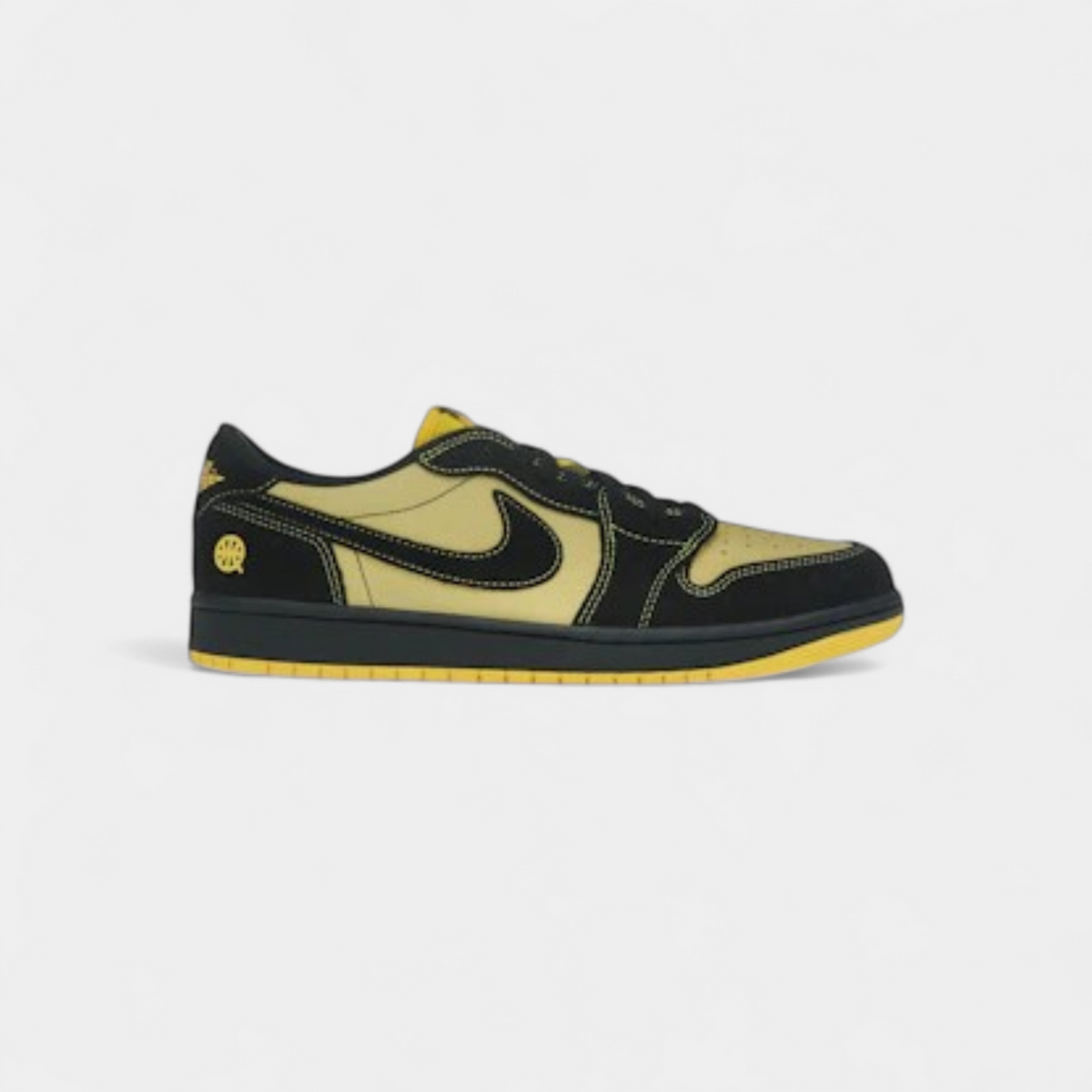Jordan 1 Retro Low OG Quai 54 Black Tour Yellow Red