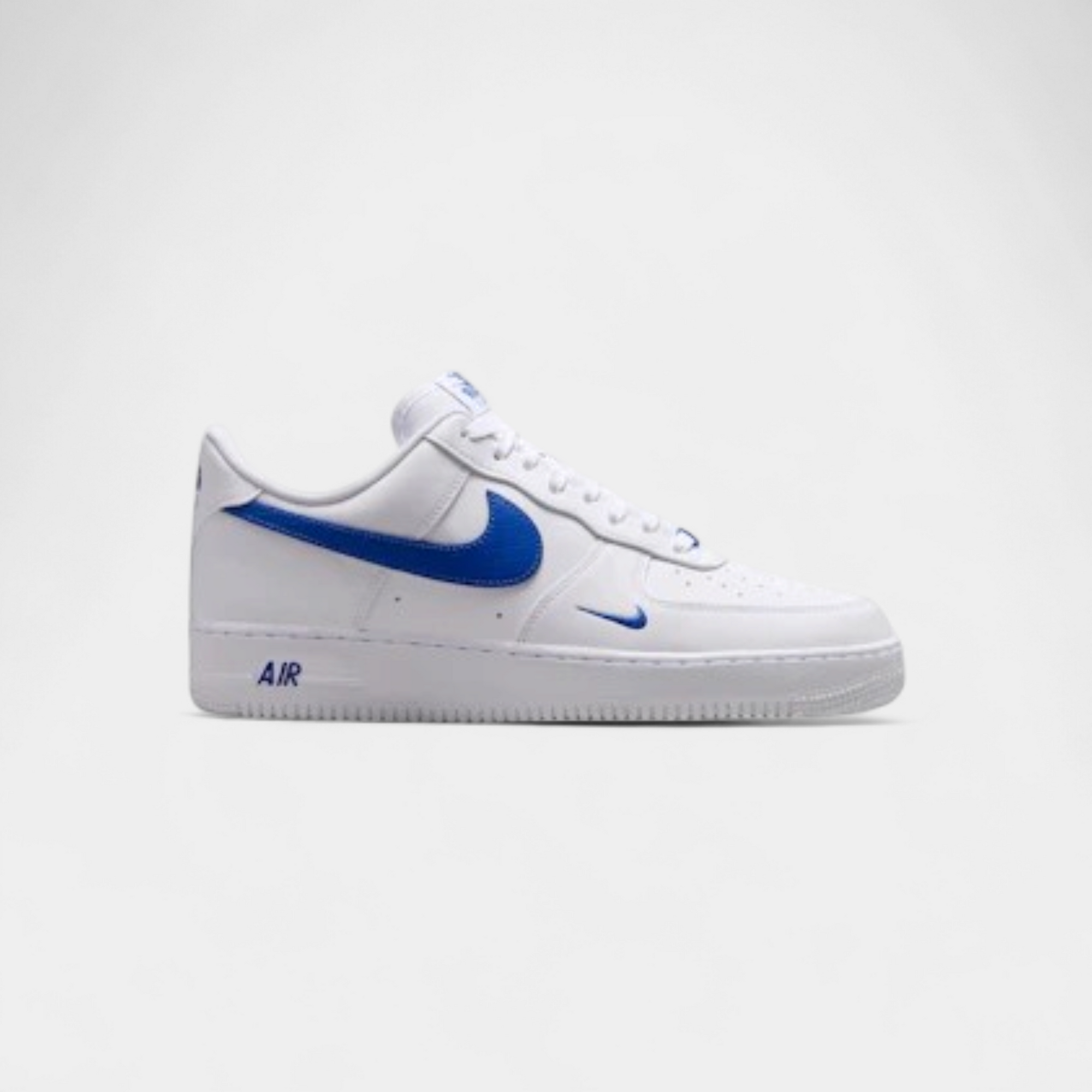 Nike Air Force 1 Low '07 Carbon Fiber Swoosh White Game Royal