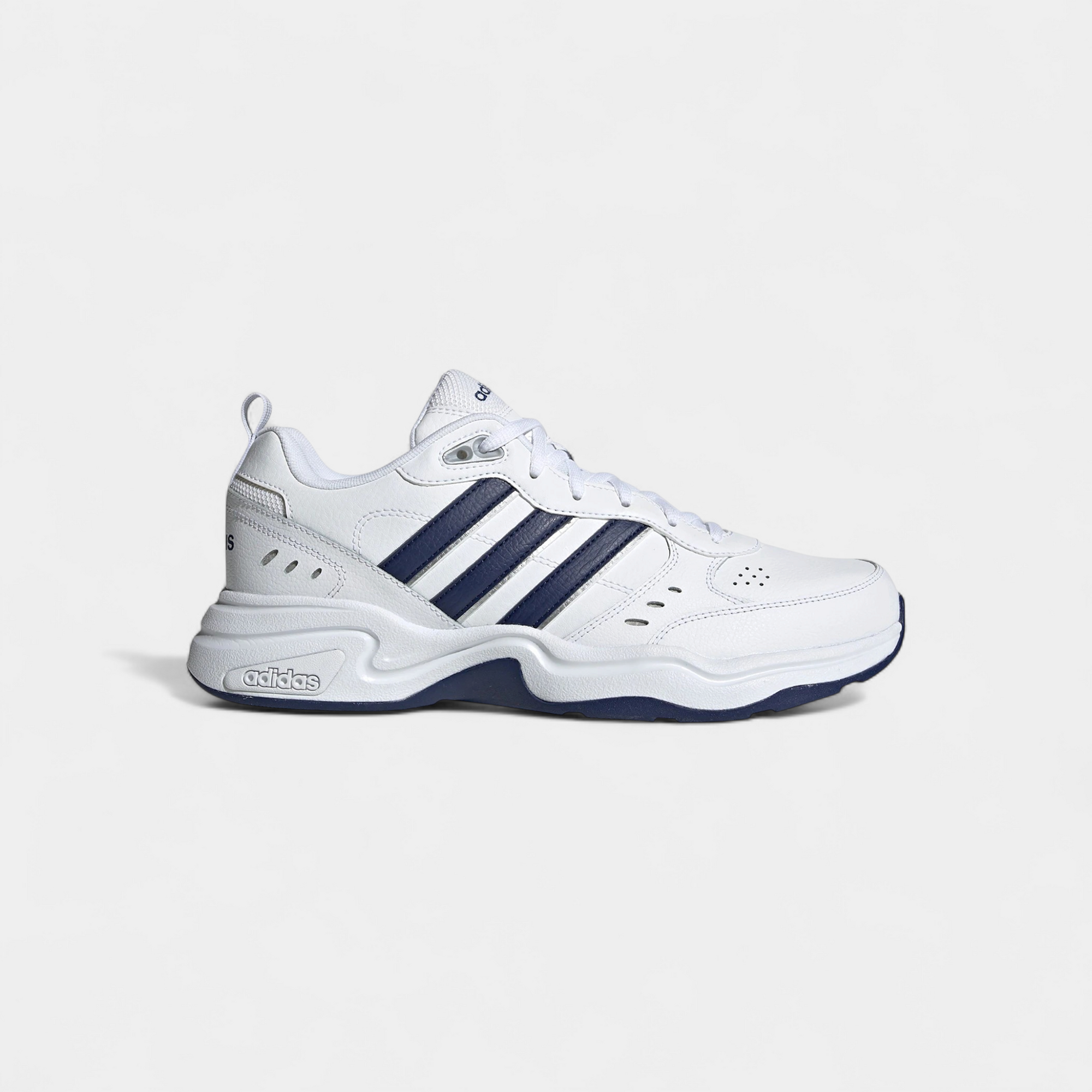 adidas Strutter Cloud White Dark Blue Matte Silver