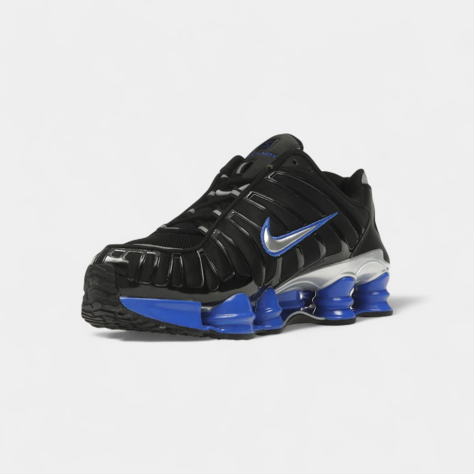 Nike Shox TL Black Racer Blue Metallic Silver