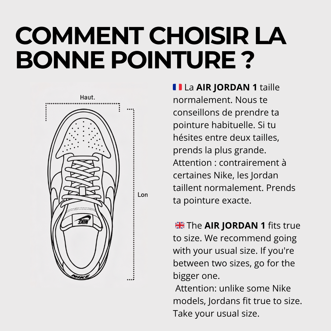 Guide des tailles