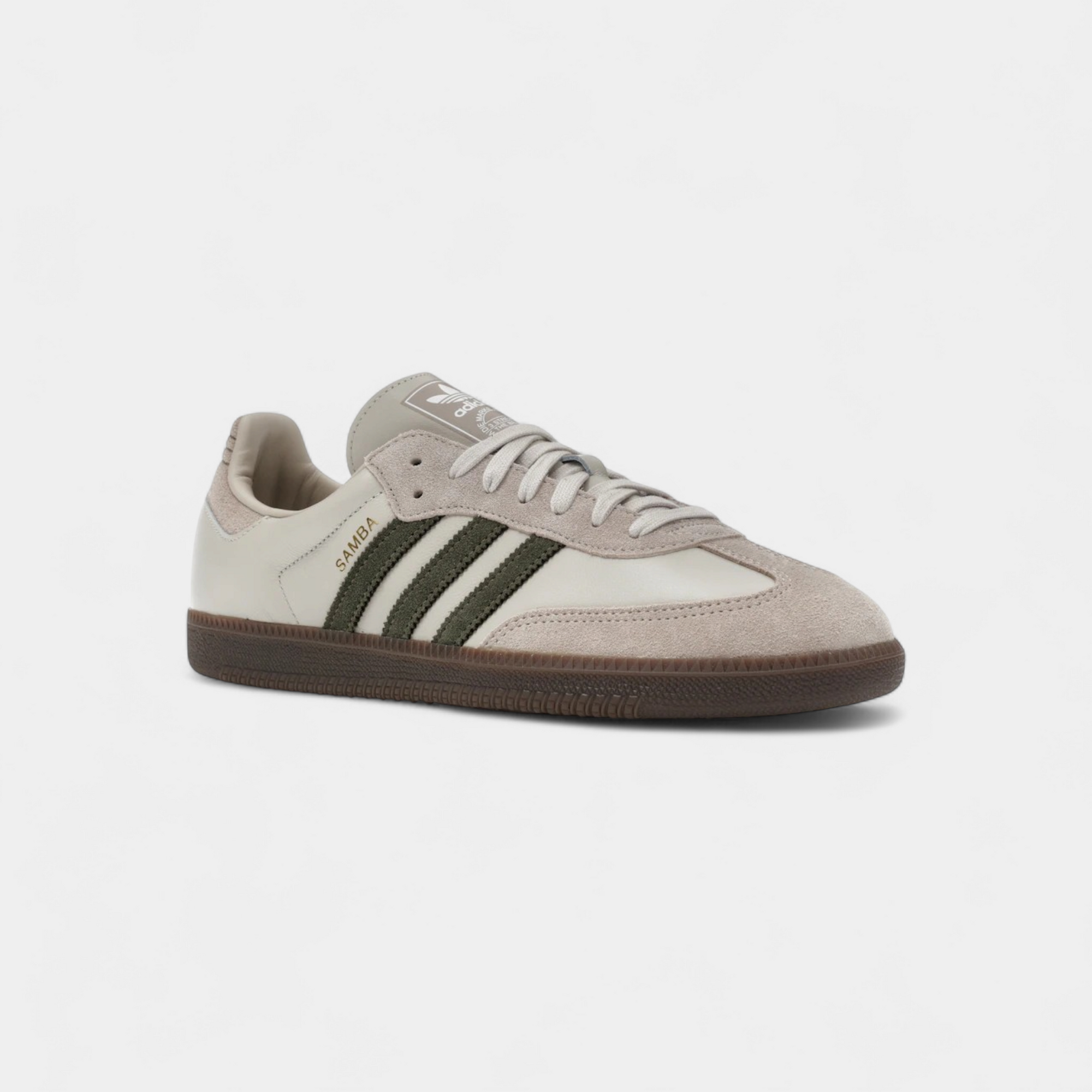 adidas Samba OG Aluminum Dark Khaki