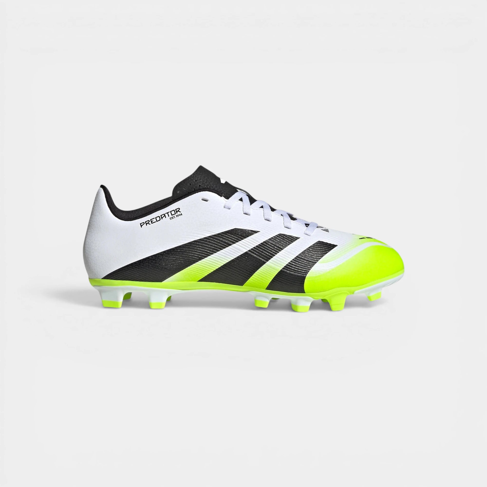 adidas Predator Club FG/MG Cloud White Core Black Lucid Lemon