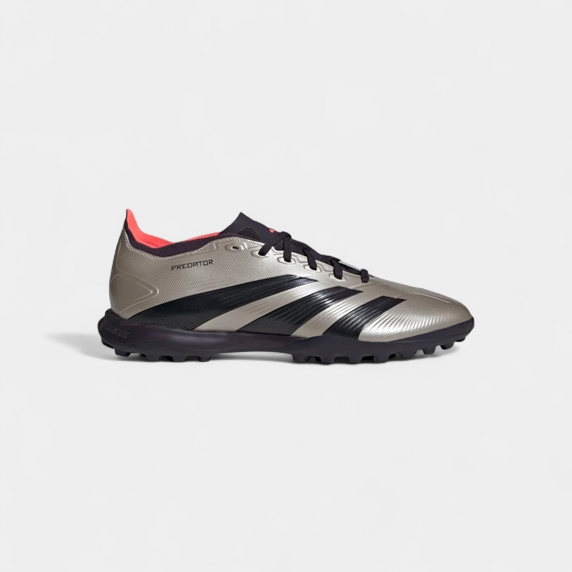 adidas Predator League Turf Platinum Metallic Aurora Black Turbo