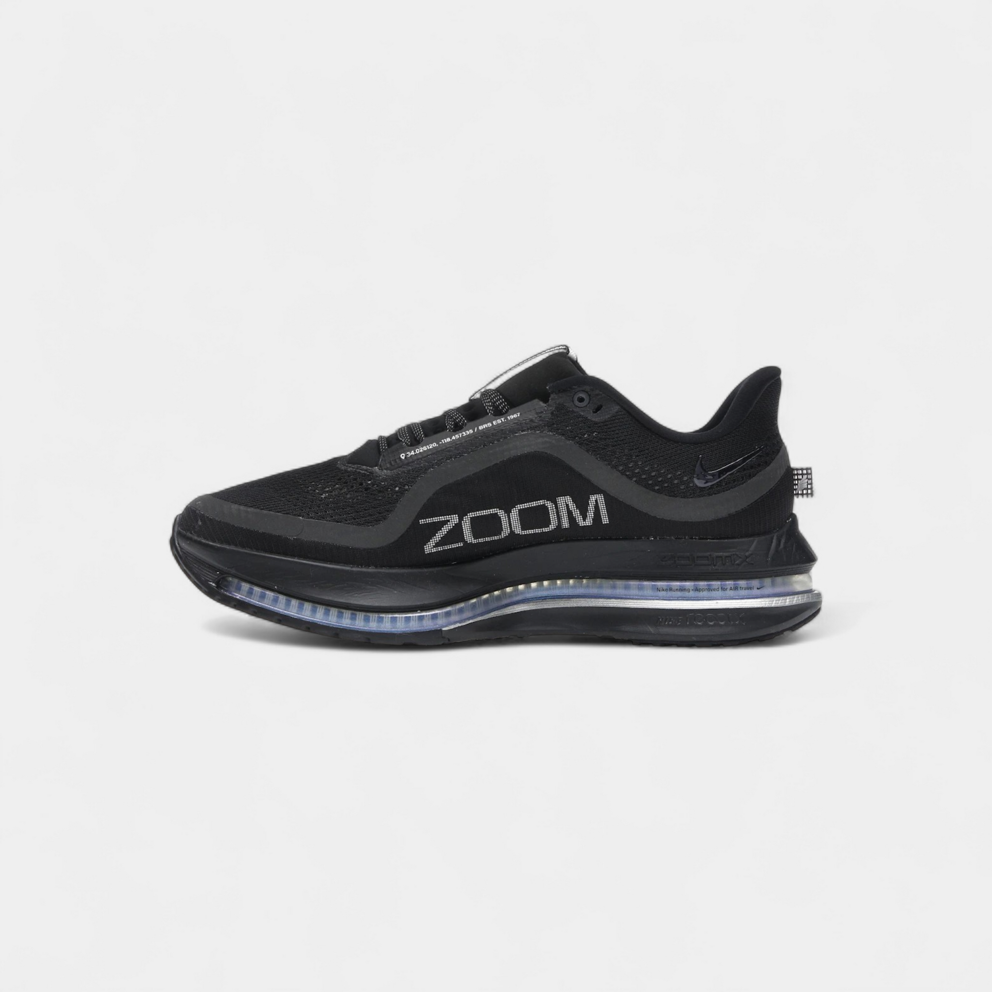 Nike Air Zoom Pegasus Premium Black Metallic Silver