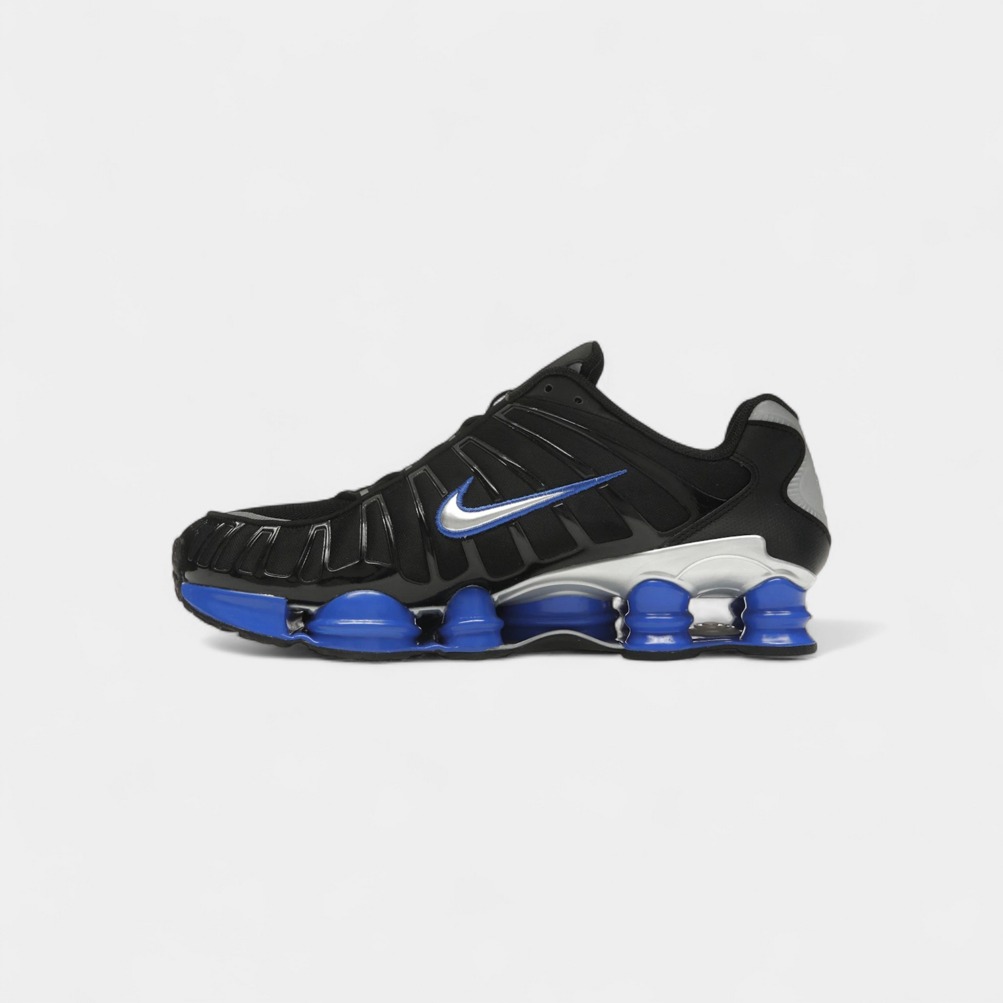 Nike Shox TL Black Racer Blue Metallic Silver