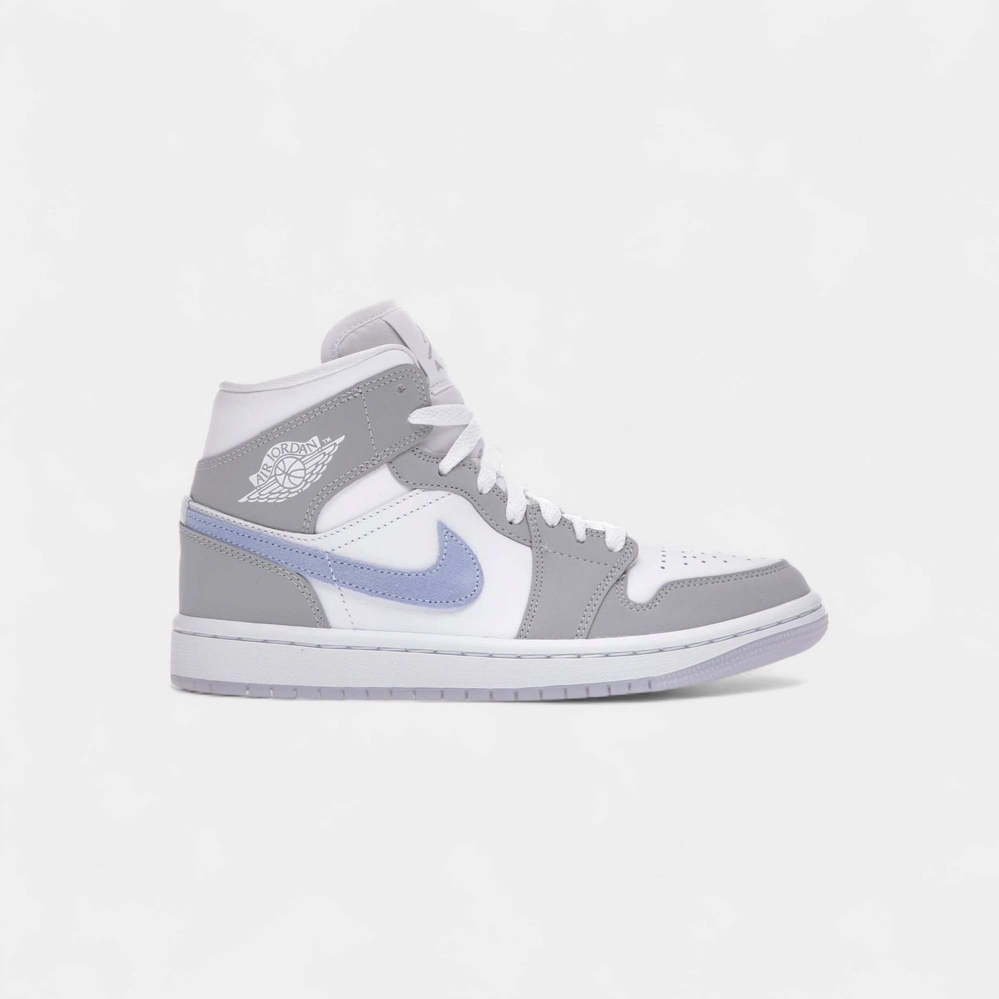 Jordan 1 Mid Wolf Grey Aluminum (Women's)